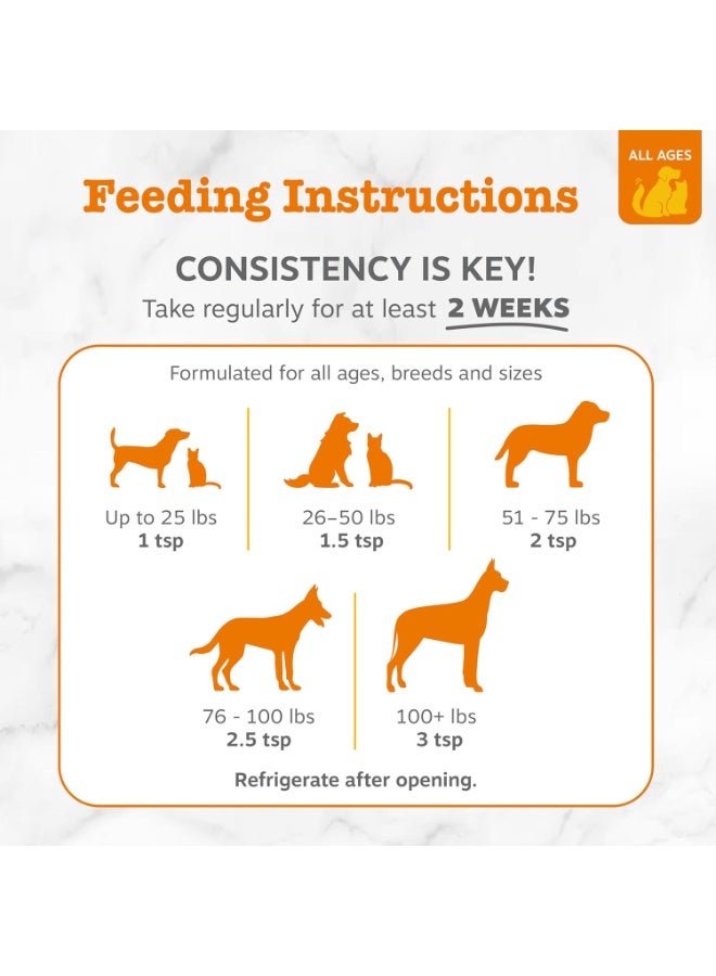 Zesty Paws Wild Alaskan Fish Oil For Dogs & Cats All Ages 32 floz 946 ml - Image 4